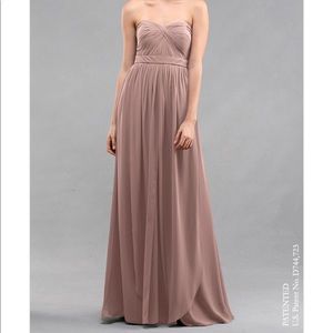 NEW W/ TAGS Jenny Yoo Aidan Dress in Pecan